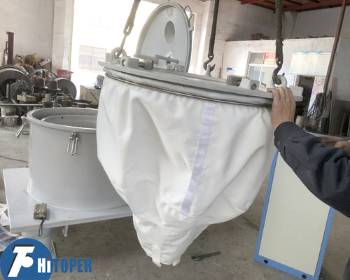 Customized Plastic Lining Intermittent Operation Platform Base Centrifuge for Solids Separation