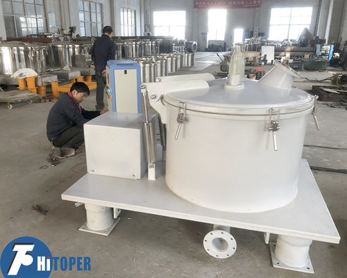 Customized Plastic Lining Intermittent Operation Platform Base Centrifuge for Solids Separation