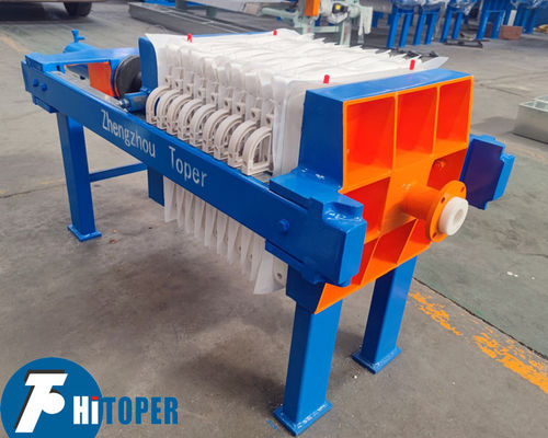 Industrial Filter Press for Sludge Dewatering and Slurry Treatment in Mining Chemical and Food Industries with 60L Chamber Volume