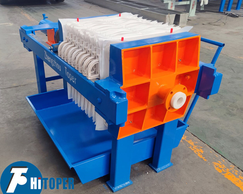 4m2 Small 450x450mm Plate Chemical Textile and Printing Wastewater Treatment Industrial Filter Press