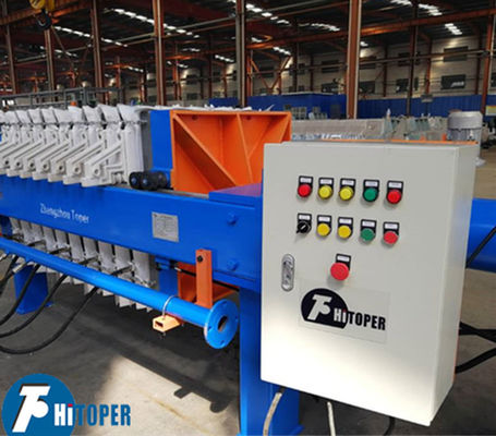 1.2Mpa Pressure Automatic Membrane Filter Press for Short Discharge Time in Industrial Waste Water Treatment