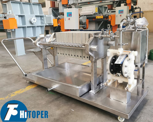 Complete Filtration and Solid-Liquid Separation with Manual Hydraulic Operation Laboratory Membrane Filter Press