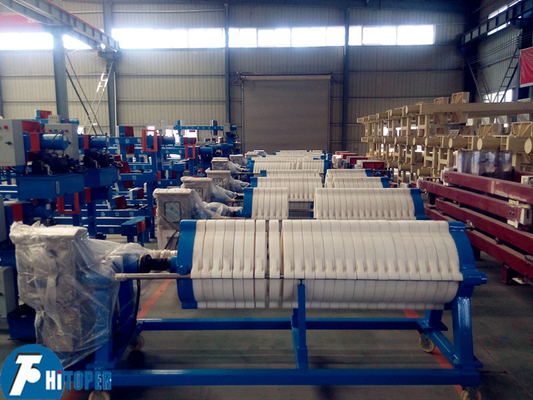 Advanced Corner Feeding Type Cotton Cake Filter Press For Chemical Industry