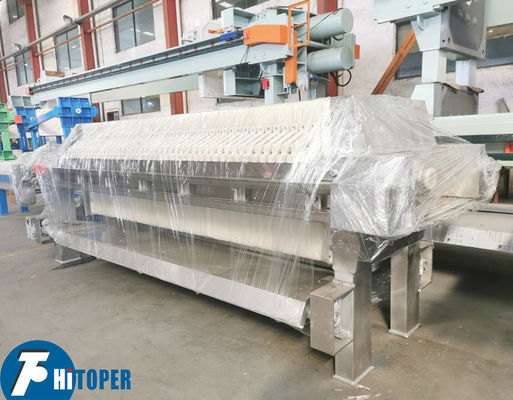 Solid Liquid Separation Stainless Steel Filter Press with Durable SS304 and SS316L Plates for Industrial Applications