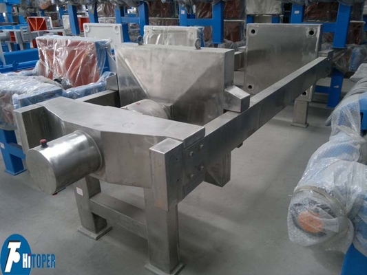 Stainless Steel Filter Press for Fine Chemicals Filtration with 250 000 m2 Land Area and CE Certification