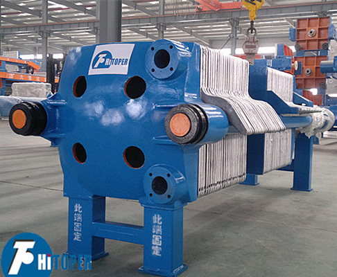 630x 630mm Cast Iron Filter Plate Plate And Frame Filter Press For New Condition Olive Oil Filtration