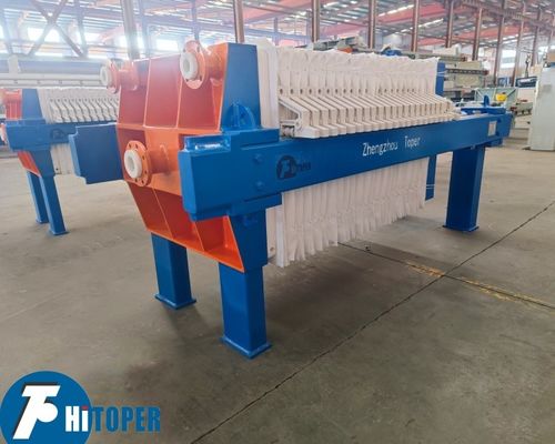 870mm PP Plate Chamber Filter Press for Organic Brightener Removal in Electroplating Wastewater