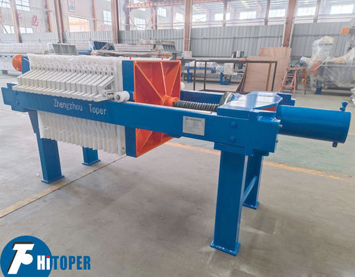 Chamber Type Wastewater Filtration Industrial Filter Press Manual Cake Discharge