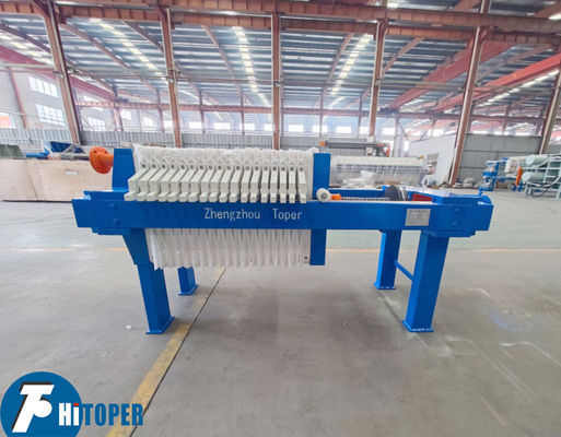 Chamber Type Wastewater Filtration Industrial Filter Press Manual Cake Discharge