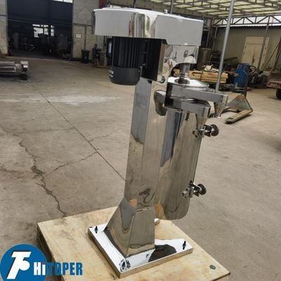 Tubular Centrifuge machine designed for continuous separation of two immiscible liquids and suspended solids with minimal product loss
