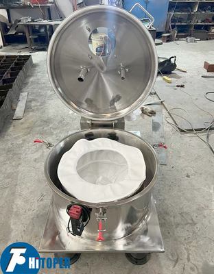 Small Pilot Use Stainless Steel Table Top Discharge Centrifuge Separator.20L Volume Drum Separator