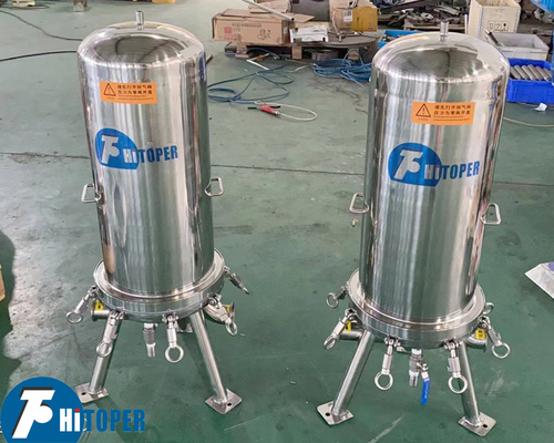 CE Certificated Industrial PP Bag Filter Housing with Stainless Steel Shell