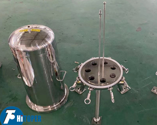CE Certificated Industrial PP Bag Filter Housing with Stainless Steel Shell