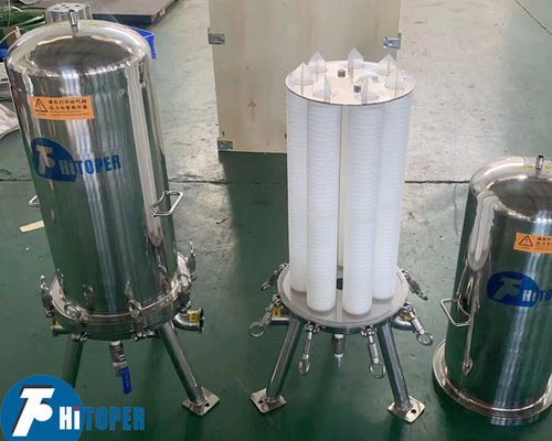 CE Certificated Industrial PP Bag Filter Housing with Stainless Steel Shell