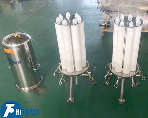 CE Certificated Industrial PP Bag Filter Housing with Stainless Steel Shell