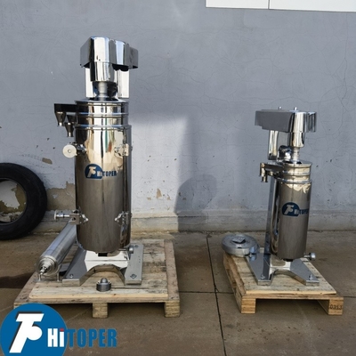 High speed virgin coconut oil separation 3phase tubular centrifuge machine