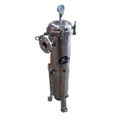 17L Volume Bag Filter Housing Waste Water Filtration Machine with low 0.5mpa Working Pressure