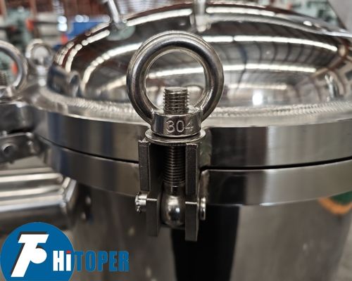 Effective Bag Filter Housing for Solid Liquid Mixed Suspension Filtration and Separation