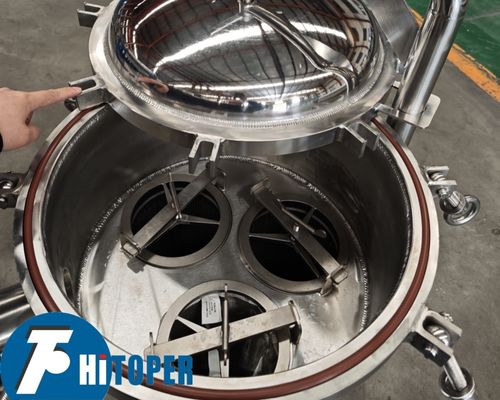 Effective Bag Filter Housing for Solid Liquid Mixed Suspension Filtration and Separation