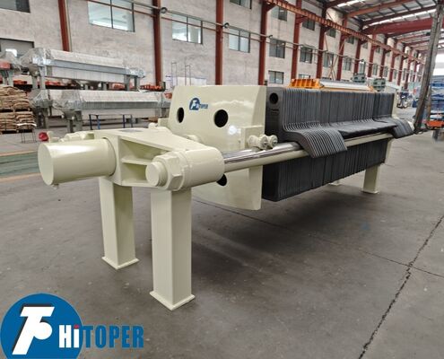 High Temperature Cast Iron Filter Press for Low Cake Moisture Filtration in Petrochemical Industry