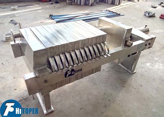 Stainless Steel Plate and Frame Filter Press for Oil Industry with 5m2 Filter Area and Performance