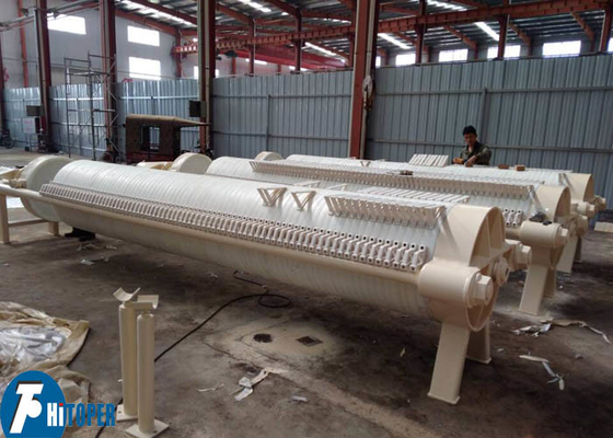 Reinforced Polypropylene Round Plate Filter Press for High Pressure Solid-Liquid Separation