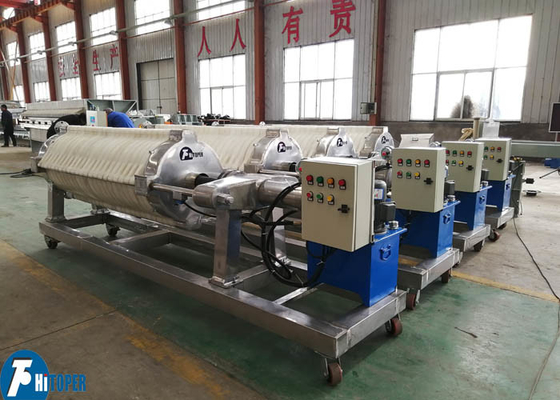 Reinforced Polypropylene Cotton Cake Filter Press for Chemical and Food Industries