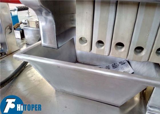 Small Scale Membrane Filter Press for Laboratory Featuring Manual Hydraulic Operation and Corrosion Resistant Filter Plates
