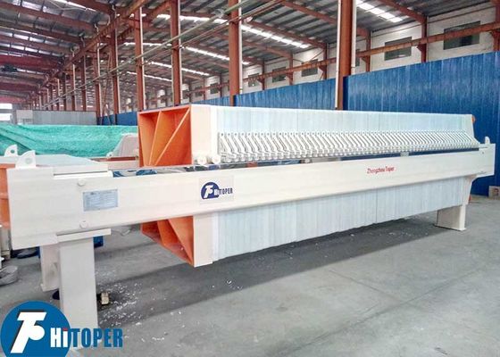 Chamber Filter Press Designed for Intermittent Solid Liquid Separation of Various Oil Slurries with Large Filtration Area