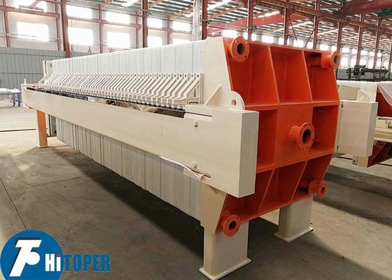 Chamber Filter Press Designed for Intermittent Solid Liquid Separation of Various Oil Slurries with Large Filtration Area