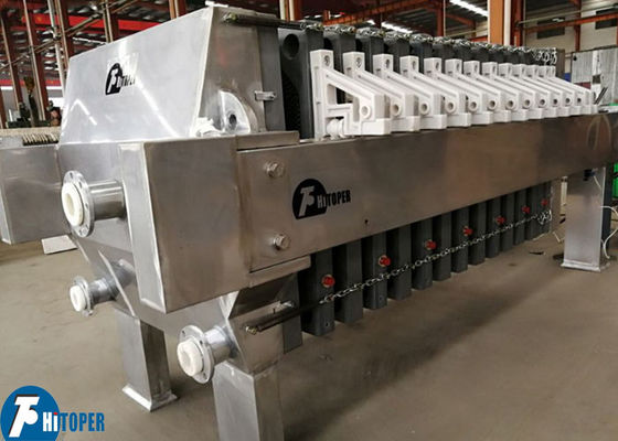 Stainless Steel Filter Press with Durable SS304 and SS316L Plates for Filtration of Juice Syrup Beverage Oils and Fine Chemicals
