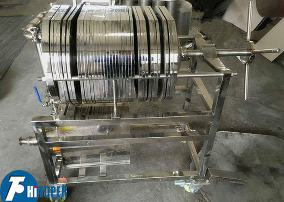 Chemical Industry Plate And Frame Filter 304 / 316L Stainless Steel Material Made