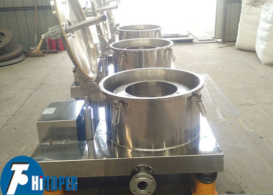 Industrial Basket Centrifuge Featuring Durable 304 and 316L Material and Flat Plate Design for Large Capacity Separation