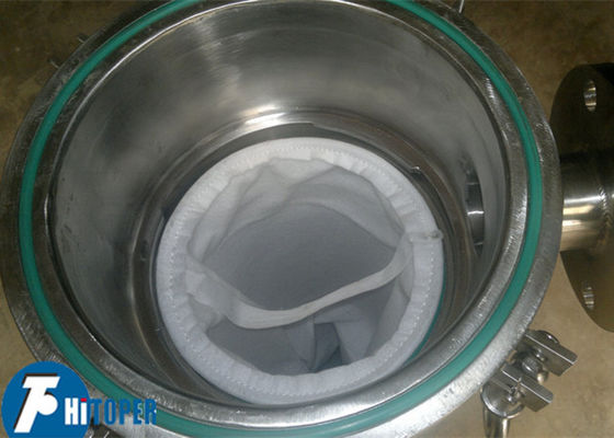 Bag Filter Housing Designed for Waste Water Filtration with Metal Basket Support and Convenient Filter Bag Replacement System