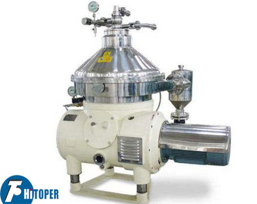 Fully automatic disc bowl centrifuge with PLC control designed for separation of low solid content slurry and immiscible liquids