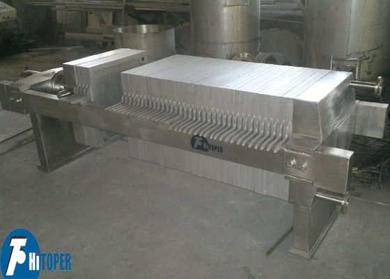 Durable Stainless Steel Filter Press with CE Certification and Wide Application Range Including Electroplating and Oils