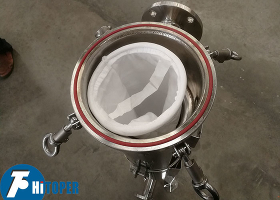 Low Operation Cost Upper Manual Discharge High Pressure Bag Filter Housing
