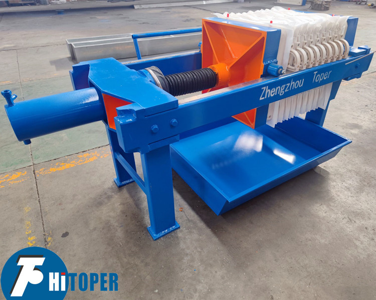 4m2 Small 450x450mm Plate Chemical Textile and Printing Wastewater Treatment Industrial Filter Press