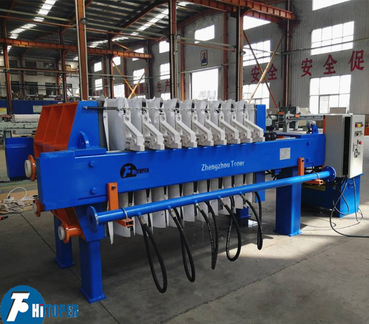 1.2Mpa Pressure Automatic Membrane Filter Press for Short Discharge Time in Industrial Waste Water Treatment