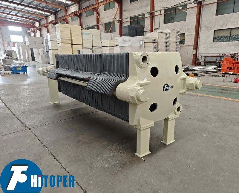 High Temperature Cast Iron Filter Press for Low Cake Moisture Filtration in Petrochemical Industry