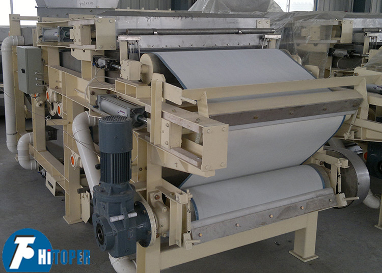 High Pressure Belt Filter Press For Wastewater Treatment Wedge-Shaped Dewatering