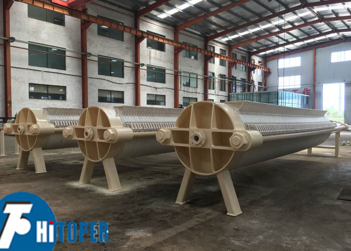 Reinforced Polypropylene Round Plate Filter Press for High Pressure Solid-Liquid Separation