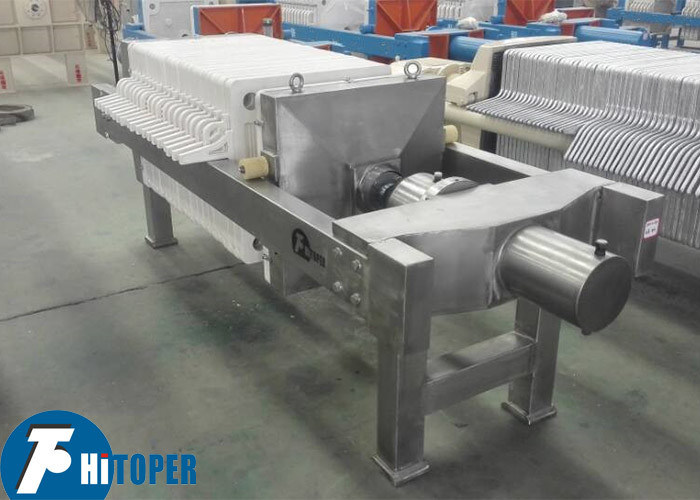 Industrial Plate and Frame Filter Press with Anti Corrosion Stainless Steel Structure and Molded Polypropylene Filter Plates