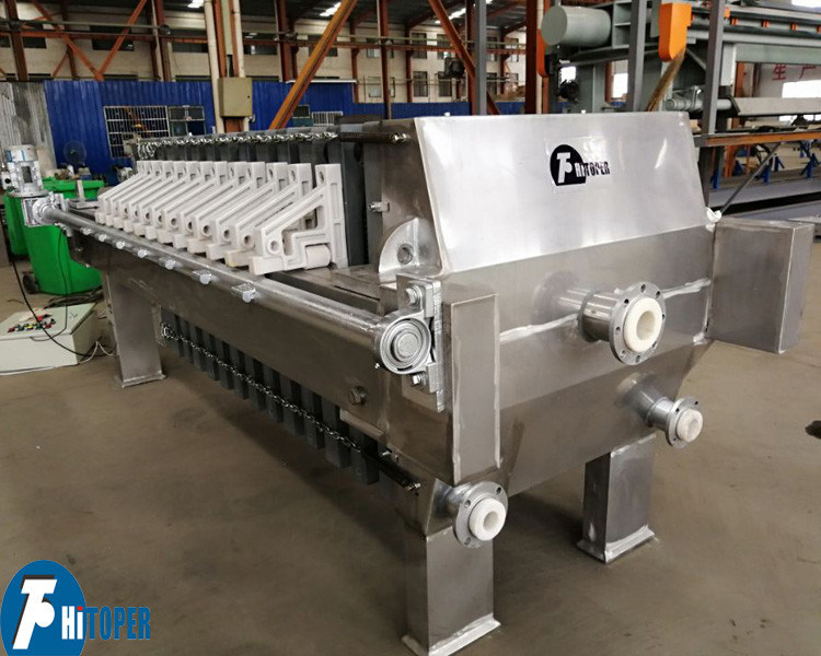 High Precision Stainless Steel Filter Press with 0.22um Filter for Syrup and Vinegar