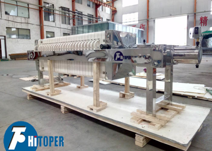 Stainless Steel Filter Press for Coconut Oil and Food Industry 304/316L Material Various Filter Media Available