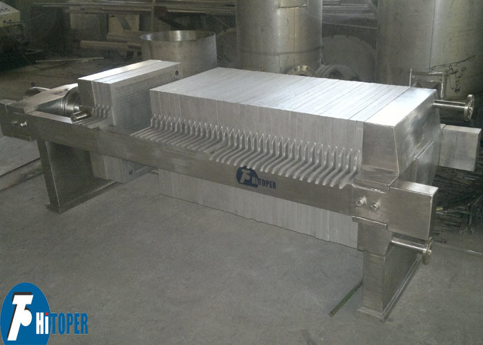 Durable Stainless Steel Filter Press with CE Certification and Wide Application Range Including Electroplating and Oils