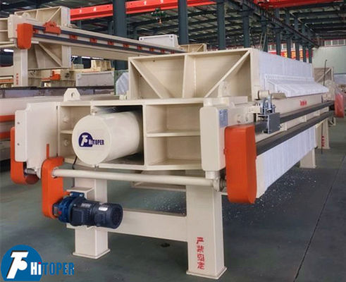 Presses à filtre à chambre hydraulique avec système de contrôle automatique et dispositifs de sécurité pour la séparation des boues et des eaux usées