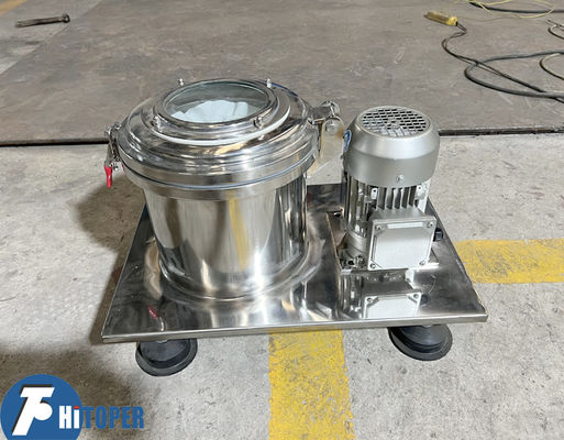 Séparateur solide-liquide centrifuge à base de plate-forme avec décharge supérieure et fonctionnement intermittent pour la filtration centrifuge