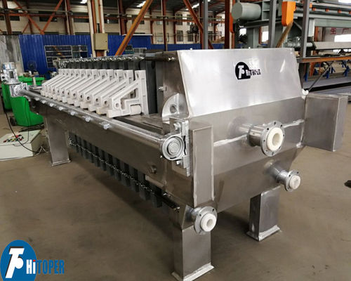 Presses de filtrage en acier inoxydable durable avec plaques SS304 SS316L et divers médias de filtrage pour l'électroplatage des boissons et des industries chimiques