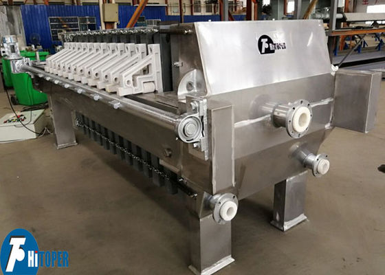 Presses de filtrage industrielles en acier inoxydable avec une précision de filtrage de 200 mesh à 0,22 microns pour les applications chimiques fines